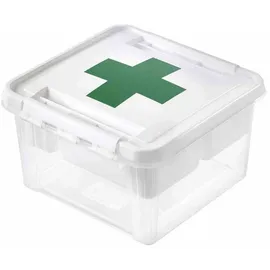 orthex Aufbewahrungsbox Erste Hilfe-Box 27,8 x 27,5 x 47,5 cm 12-tlg. weiß