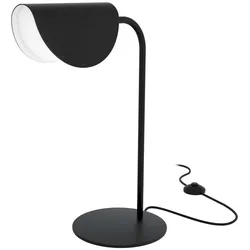Tischleuchte Schreibtischlampe Leselampe Schlafzimmerleuchte Schwarz H 43 cm