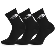 The North Face Everyday Standard Crew Socken 3er Pack Schwarz/Weiß 44-46