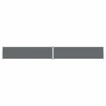 vidaXL Seitenmarkise Ausziehbar Anthrazit 160 x 1200 cm