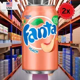 Fanta Peach 2x355ml – Original US-Version inkl. Pfand
