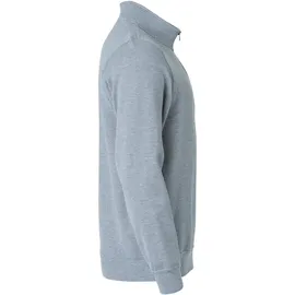 Clique Basic Halb-Zip Sweatshirt Grau M