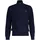 GANT Strickjacke, Wolle - EXTRAFINE LAMBSWOOL ZIP CARDIGAN, Stehkragen blau, 2XL