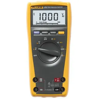 Fluke 175 HandDigital Multimeter, CAT III, CAT IV 1000V ac / 10A ac, 50MΩ