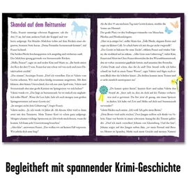 Kosmos Krimipuzzle Die drei !!! 200 Teile / Skandal auf dem Reitturnier