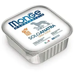 MONGE Monoprotein Solo Hundefutter mit Ente 150 g