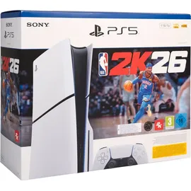 Sony PlayStation 5 Slim Disc Edition + NBA 2K26 Bundle