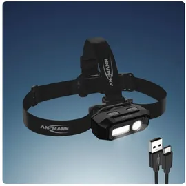 Ansmann Profi-Stirnleuchte mit Sensormodus, wiederaufladbar - Ansmann