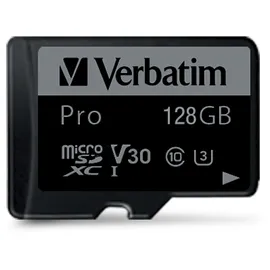 Verbatim Pro 128GB Class 10 UHS-I incl Adapter