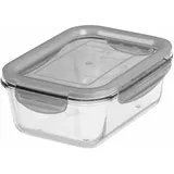 GASTROMAX Glas-Frischhaltedose 0,75 Liter, grau