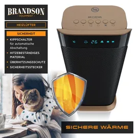 Brandson Heizlüfter 2000 W Gold