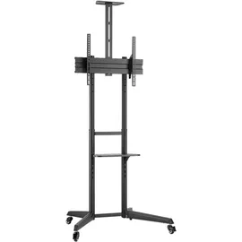 goobay Pro TV-Präsentationsständer 196,6 cm Schwarz Stahl