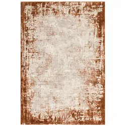 Kadima Design Zimmer-Teppich Stilvoll | 200x290cm, Florhöhe 1,1cm | Terrakotta | Allergikerfreundlich | Großraum | TIBER-Rieti Kollektion