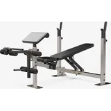 Hantelbank mit Ständern Module Bizeps Curl Leg Curl schwarz No Size