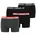 Head Boxershorts Head in Black/Grey Red Gr M