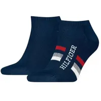 tommy hilfiger legwear Sneaker-Socken mit Logo-Detail im 2er-Pack, Marine, 43/46