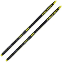 Fischer Sprint Crown Junior Langlaufski Set Schwarz 130 cm