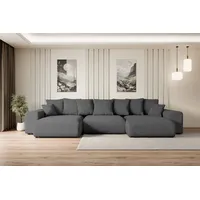 Altdecor Ecksofa mit Schlaffunktion und Bettkasten Corner Sofa Eckcouch