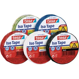 Tesa Isolierband 10 m x 15 mm schwarz