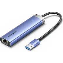 Vention USB Hub TGFSB, 3xUSB 3.0/RJ45/USB-C PD Aluminiumlegierung 5Gbps