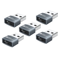 Good Connections Adapter USB 2.0 Stecker A an USB-C Buchse 5 Stk. Aluminium grau