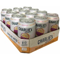 Charlie's Organics Sparkling Water Passionfruit (12x330ml Dose NL EINWEG)