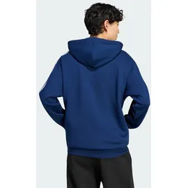 adidas Essentials 3-Streifen Kapuzenjacke Herren Team Navy Blue 2/White XL