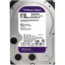 Western Digital WD85PURZ 8 TB 3,5" 1720 Mb/s