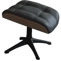 FLEXLUX Fußhocker »Skagen, Hocker«, Hohes Komfort, Entspannungsmöbel, Fuss Schwarz FLEXLUX Deep Black   Walnuss