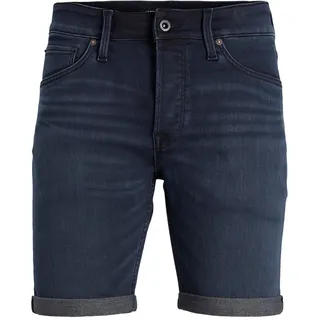 JACK & JONES Herren Jeans Short JJIRICK JJICON GE 604- Relgular Fit Blau