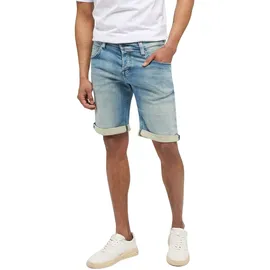 Mustang Chicago Shorts aus Stretch Denim in Hellblau-W33