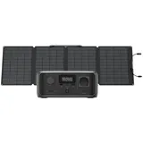 ECOFLOW RIVER 3 Tragbare Powerstation mit 110 W Solarpanel, 245 Wh LFP Batterie, bis zu 600 W Leistung, GaN verdoppelt die Laufzeit, <10 ms USV, 30% kompakterer Solargenerator für Outdoor-Camping