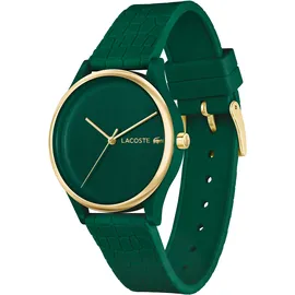 Lacoste Analog Quarzuhr für Damen Kollektion Crocodelle mit Silikonarmband