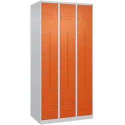 C+P Z-Spind Classic PLUS, 6 Fächer, 1850x900x500mm, 7035/2004 Verschluss Zylinderschloss