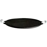 Paella World Grillplatte Ø 38 cm Gusseisen schwarz