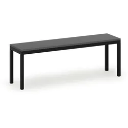 Umkleidebank, Sitzfläche - Laminat, Länge 1200 mm, Graphit