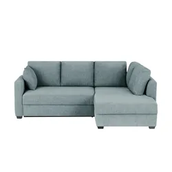 bobb Ecksofa  Lisa de Luxe ¦ blau ¦ Maße (cm): B: 235 H: 90 T: 184.0