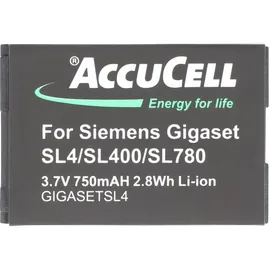 AccuCell Akku passend für Siemens Gigaset V30145-K1310K-X444, V30145-K1310-X445