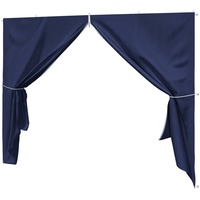 paramondo Seitenwand-Tür mit Reißverschluss für Faltpavillon Basic oder Premium blau