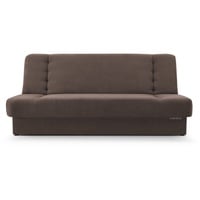 e-meubles - Sofa mit Schlaffunktion und Bettkasten, Kippsofa Klappsofa Schlafsofa Clic-Clack Couch für Wohnzimmer Federkern Sofagarnitur Polstersofa