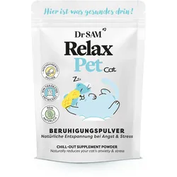 Dr. SAM RelaxPet Cat - hochdosiertes Beruhigungspulver. Bei Stress und Angst Pulver 45 g