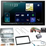 Pioneer SPH-DA230DAB CarPlay DAB+ Einbauset für Citroen C2 C3 Berlingo Jumpy