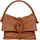 Samantha look Henkeltasche SAMANTHA LOOK, Damen, Gr. B/H/T: 33cm x 26cm x 6cm onesize, braun (cognac), Leder, clean, Taschen, echt Leder, Made in Italy