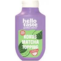 Hellotaste Süße Saucen, 250 ml Flasche, Kokos Matcha