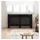 vidaXL Heizkörperabdeckung Schwarz Eichen-Optik 152 x 19 x 81,5 cm