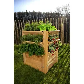 Westmann Hochbeet Premium L 65 x 65 x 73 cm Natur