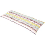 Homescapes Bankauflage 108 x 42 x 5 cm grün gestreift 2 St.