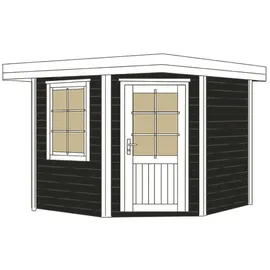Weka Designhaus 213+ 2,98 x 2,98 m anthrazit