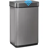 Relaxdays Sensor Mülleimer 60 l Grau