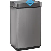 Relaxdays Sensor Mülleimer 60 l Grau